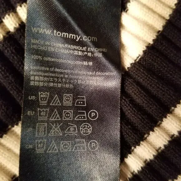 Tommy Hilfiger Striped Ribbed Sweater -Large - Picture 7 of 10